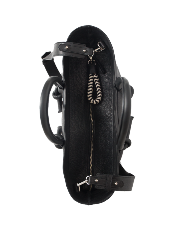 Basket Tote - Black Bataraza