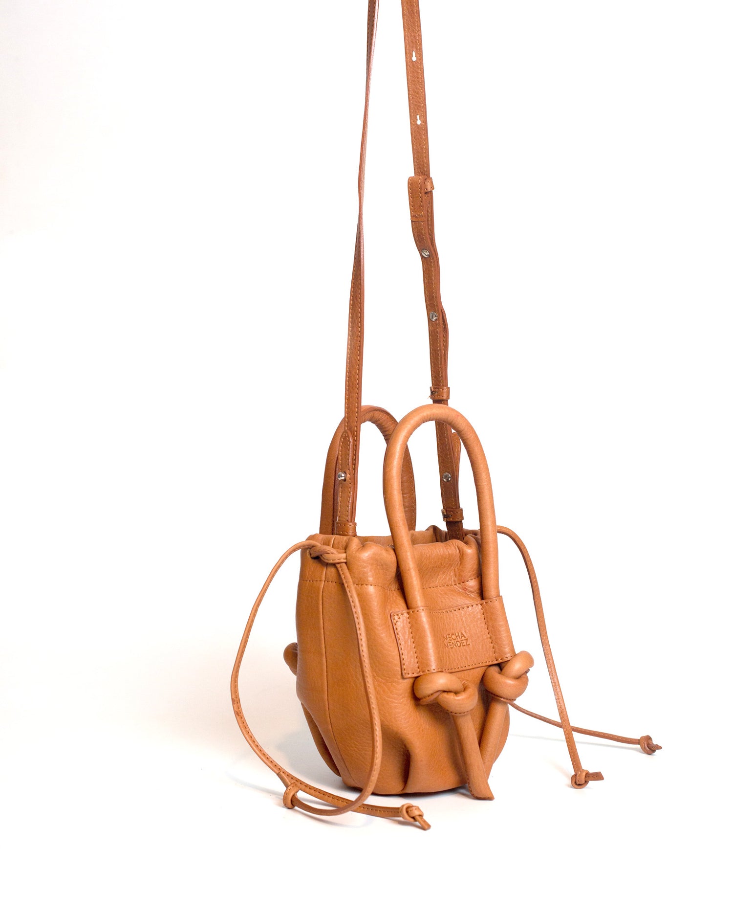 Irupe Mini Leather Bag - Tan