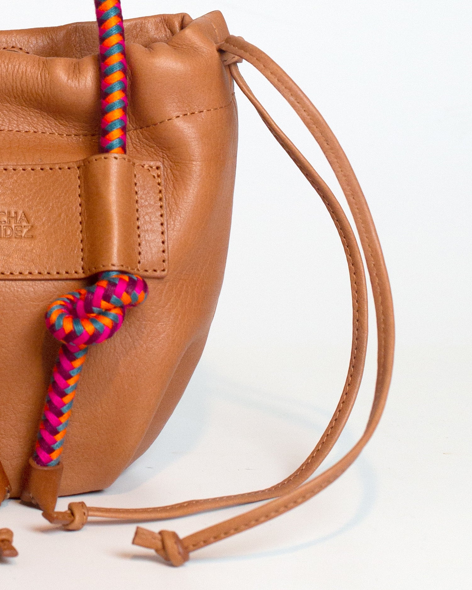 Irupe Mini Leather Bag - Tan Hypnotic