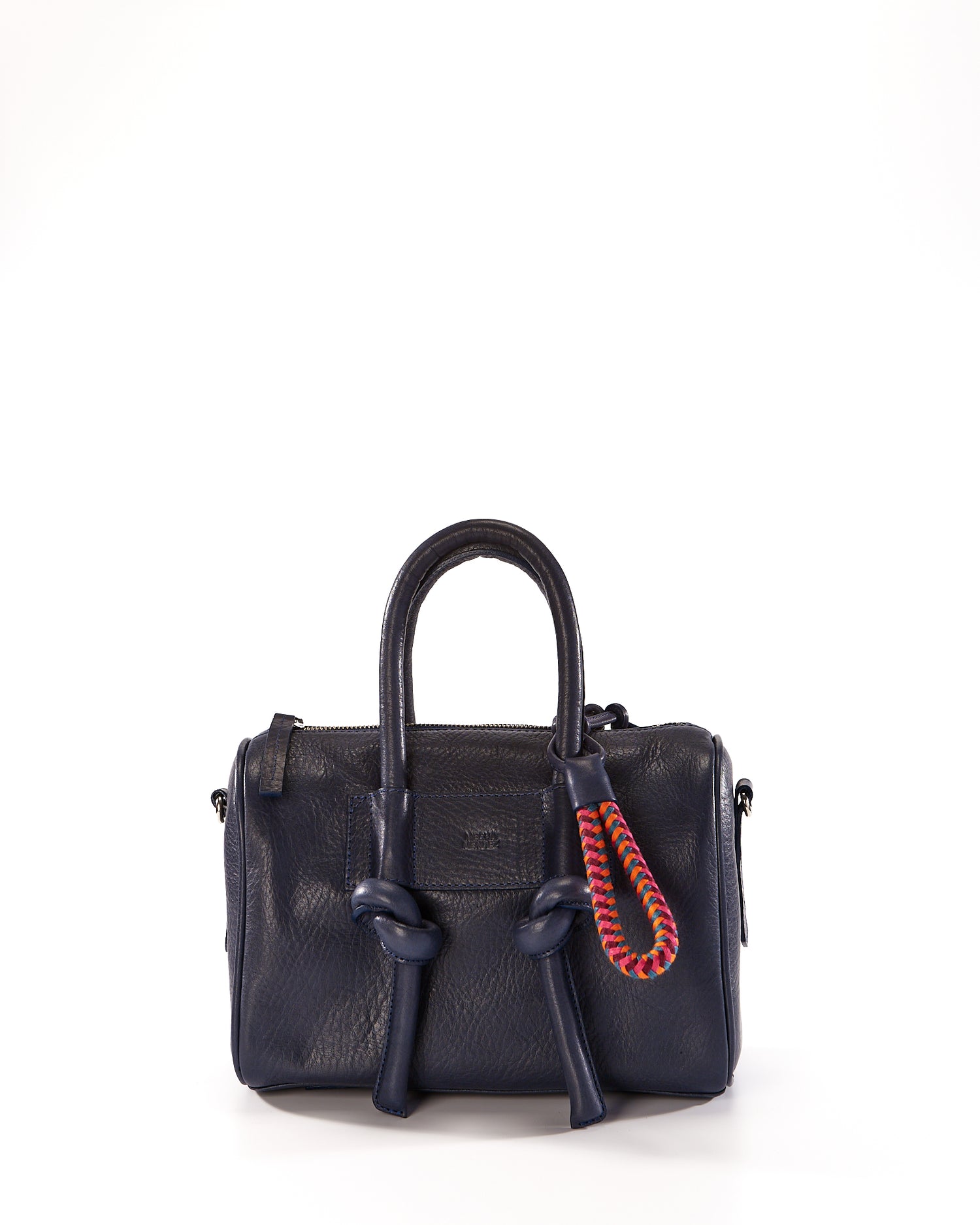 Poty Trunk Leather Bag - Blue