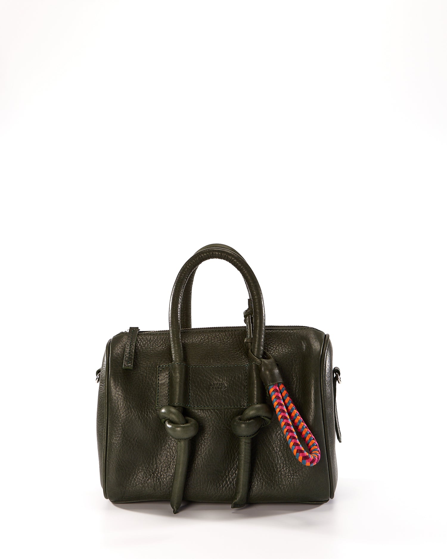 Poty Trunk Leather Bag - Forest