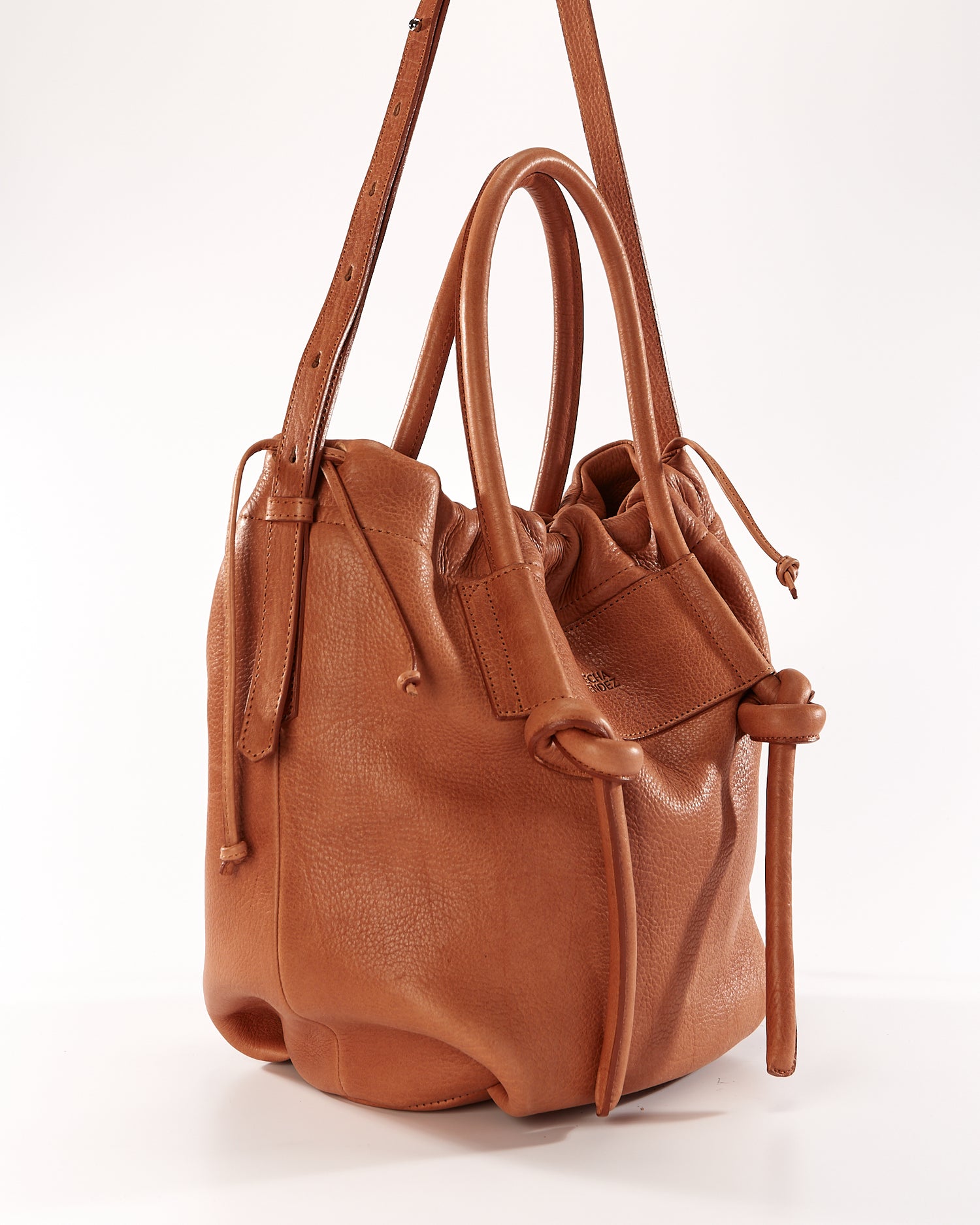 Irupe Large Leather Bag - Tan