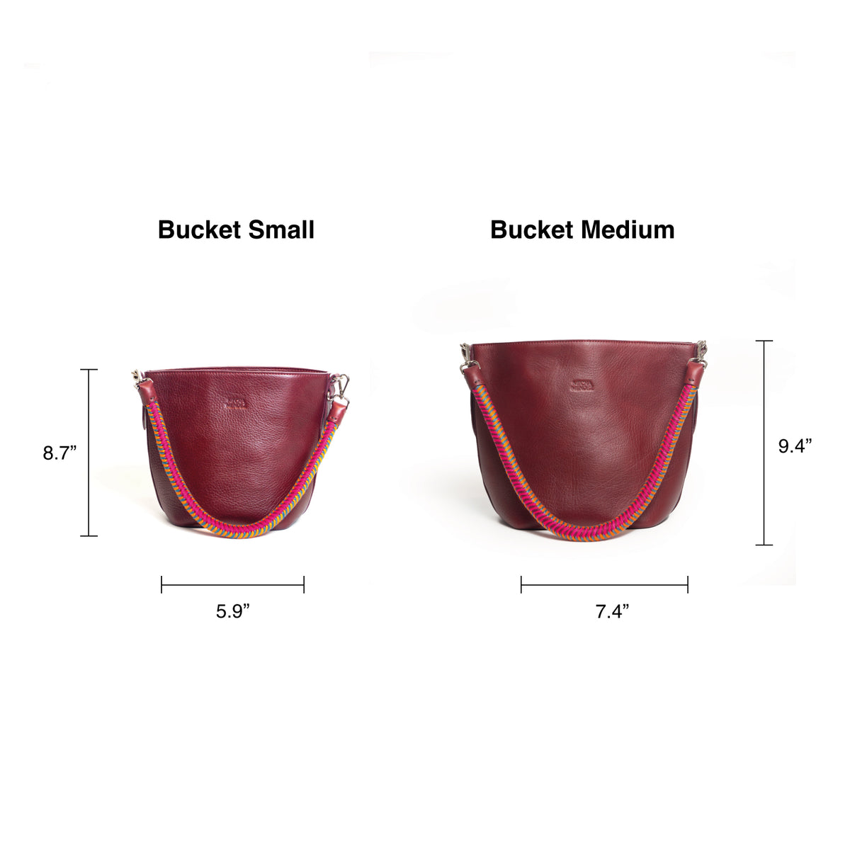 Bucket Small - Burgundy Hypnotic