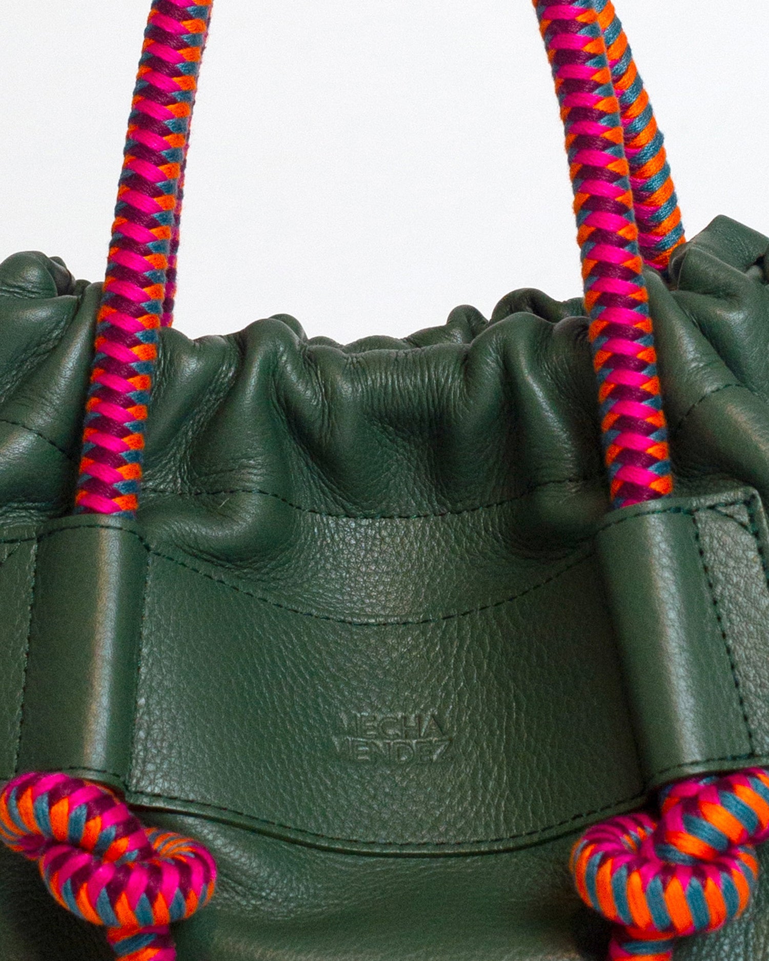 Irupe Large Leather Bag - Selva Hypnotic