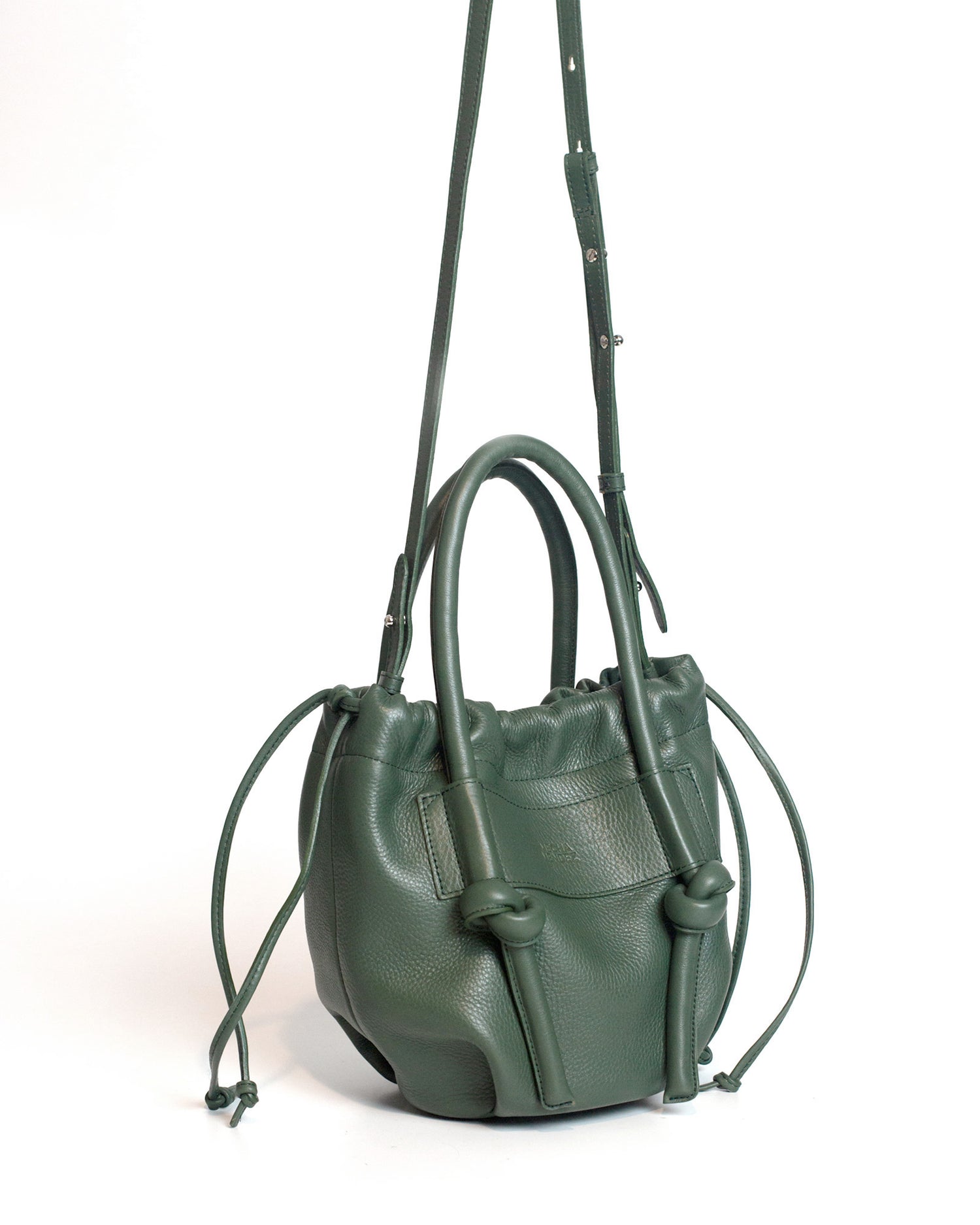 Irupe Medium Leather Bag - Selva