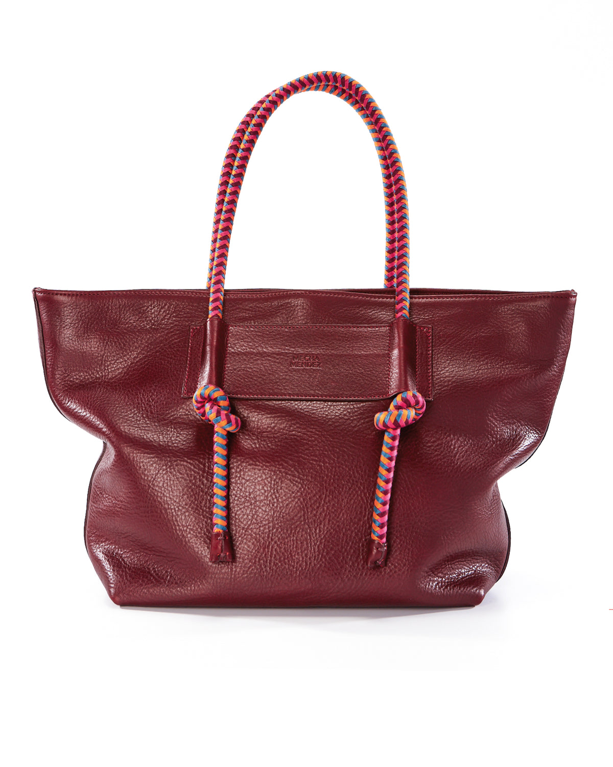 Basket Tote - Burgundy Hypnotic