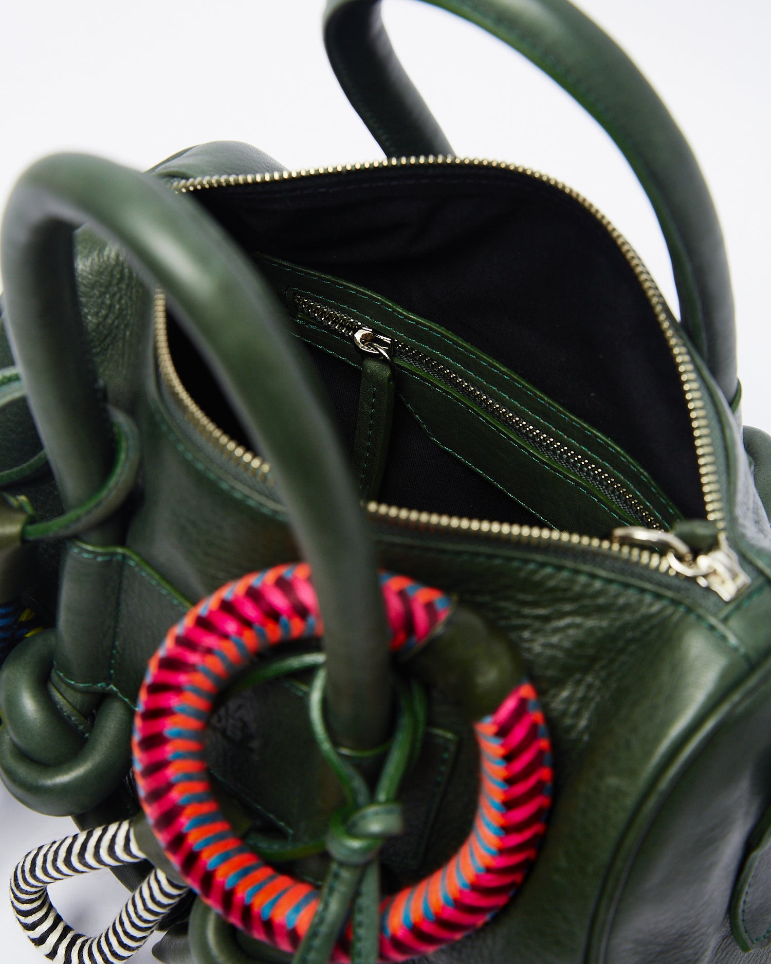 Jegua Trunk Leather Bag - Forest