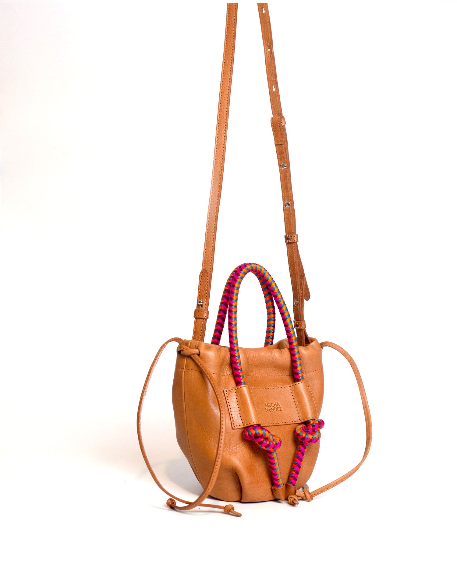Irupe Mini Leather Bag - Tan Hypnotic