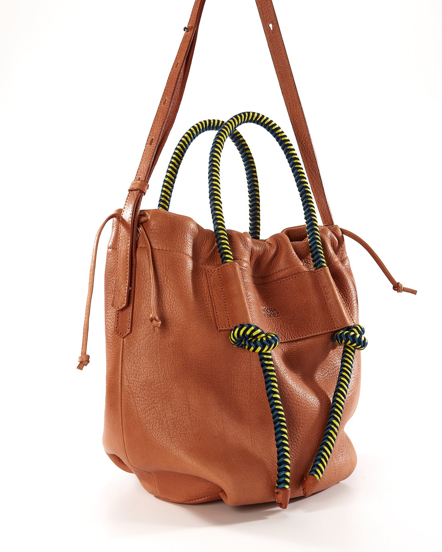 Irupe Large Leather Bag - Tan Pacifico