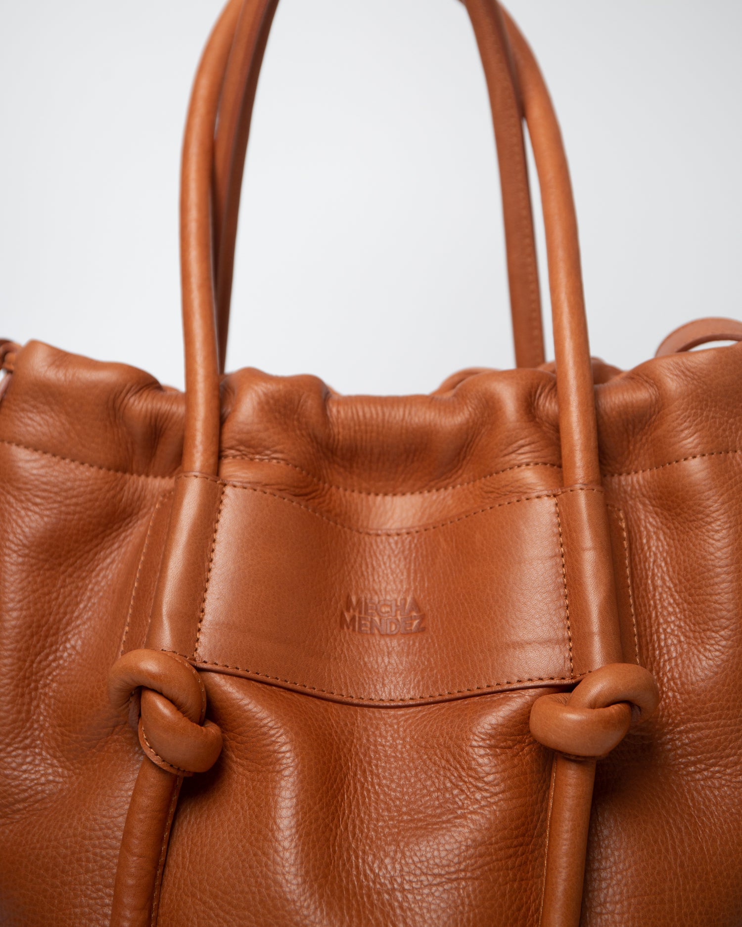 Irupe Large Leather Bag - Tan