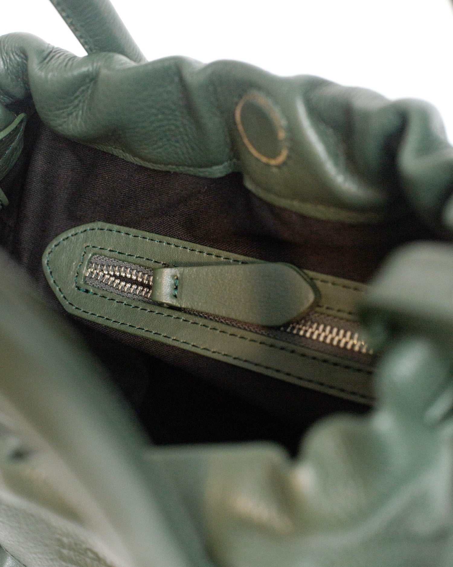 Irupe Medium Leather Bag - Selva